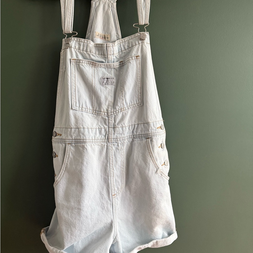 Levi's Light Blue Denim Overalls